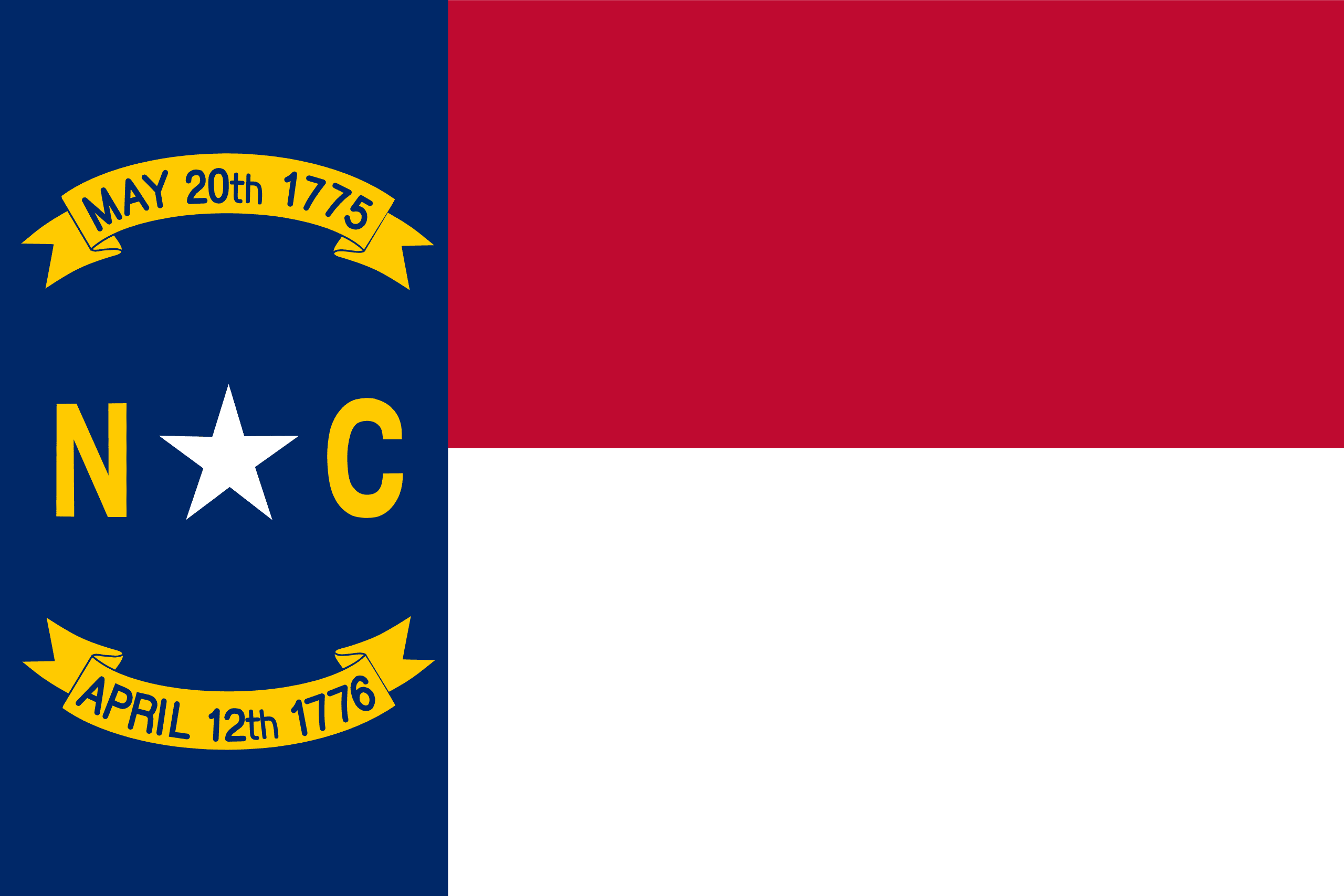 NC state flag