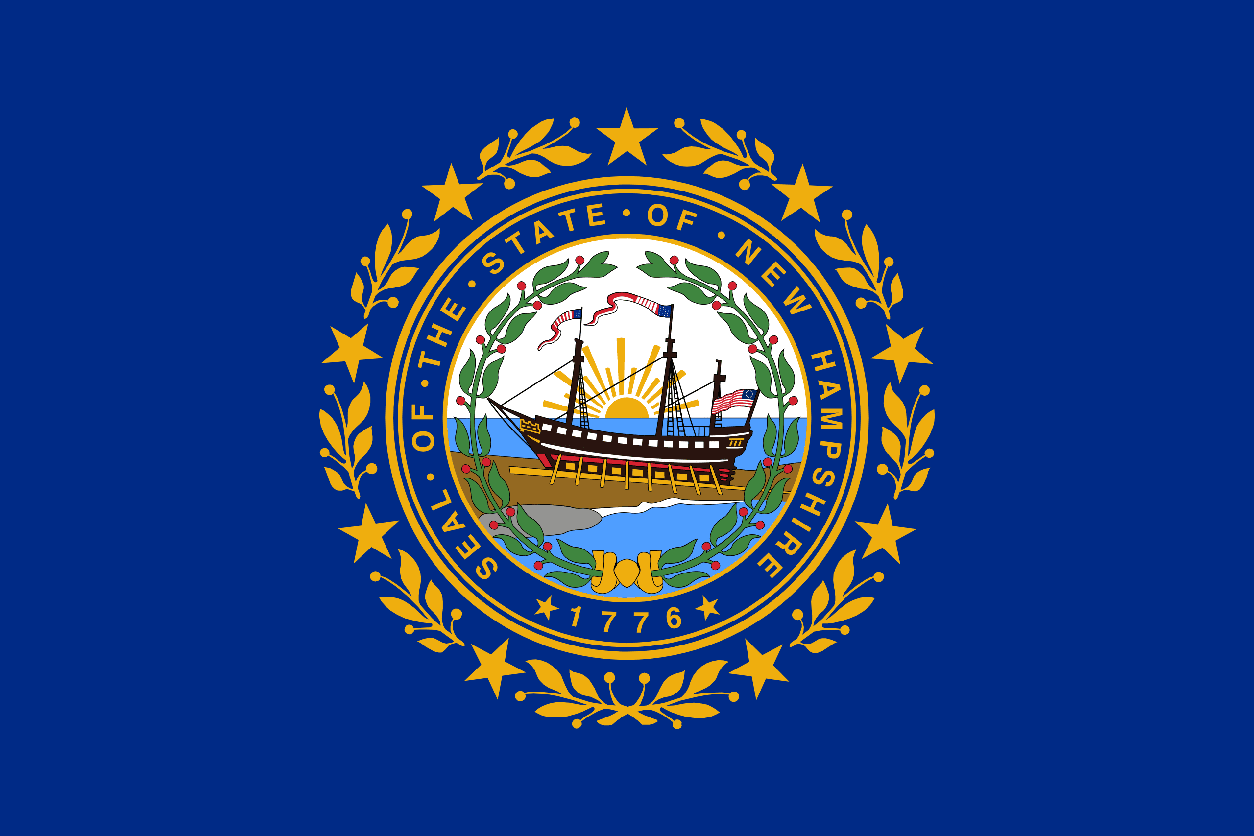 NH state flag